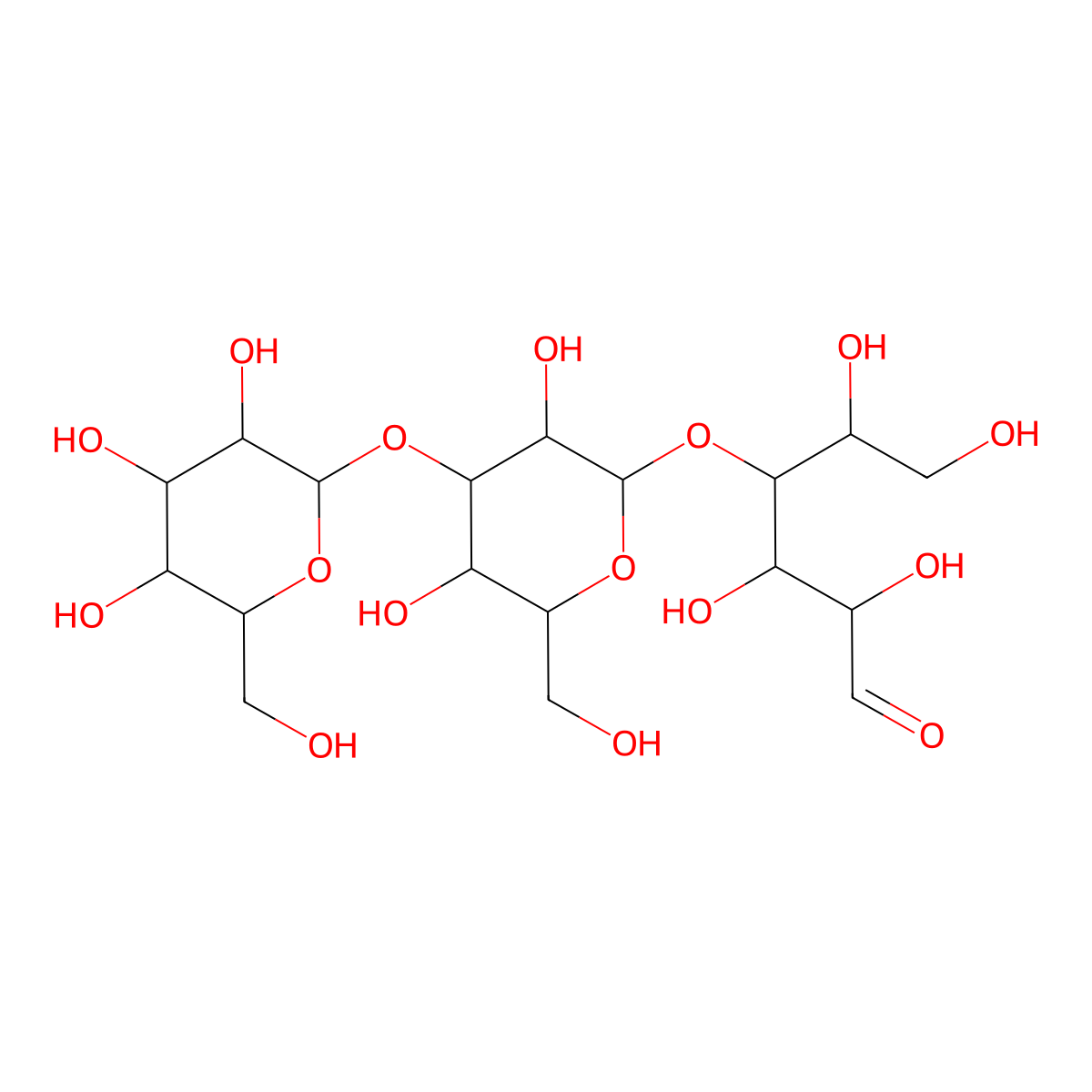 Isoglobotriose molecular structure, CAS 41744-59-6