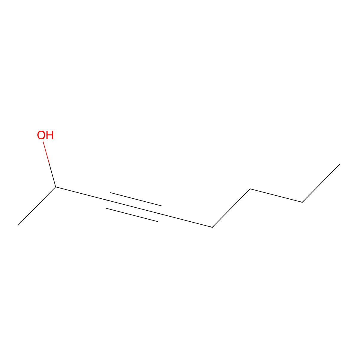 3-Octyn-2-ol molecular structure, CAS 41746-22-9