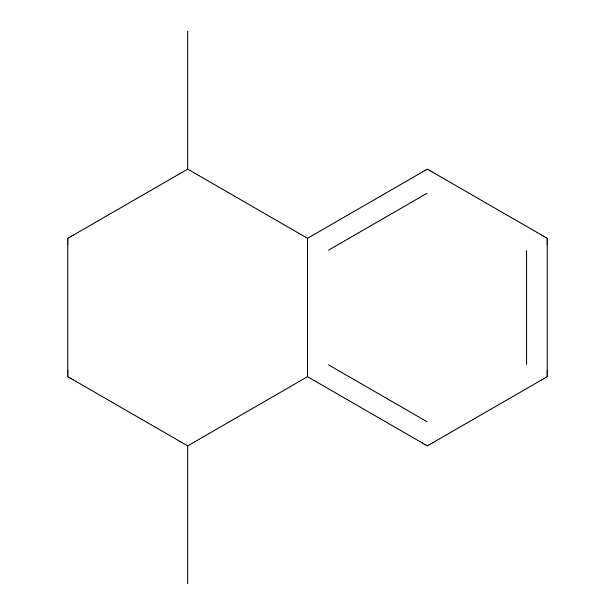 1,4-Dimethyl-1,2,3,4-tetrahydronaphthalene molecular structure, CAS 4175-54-6