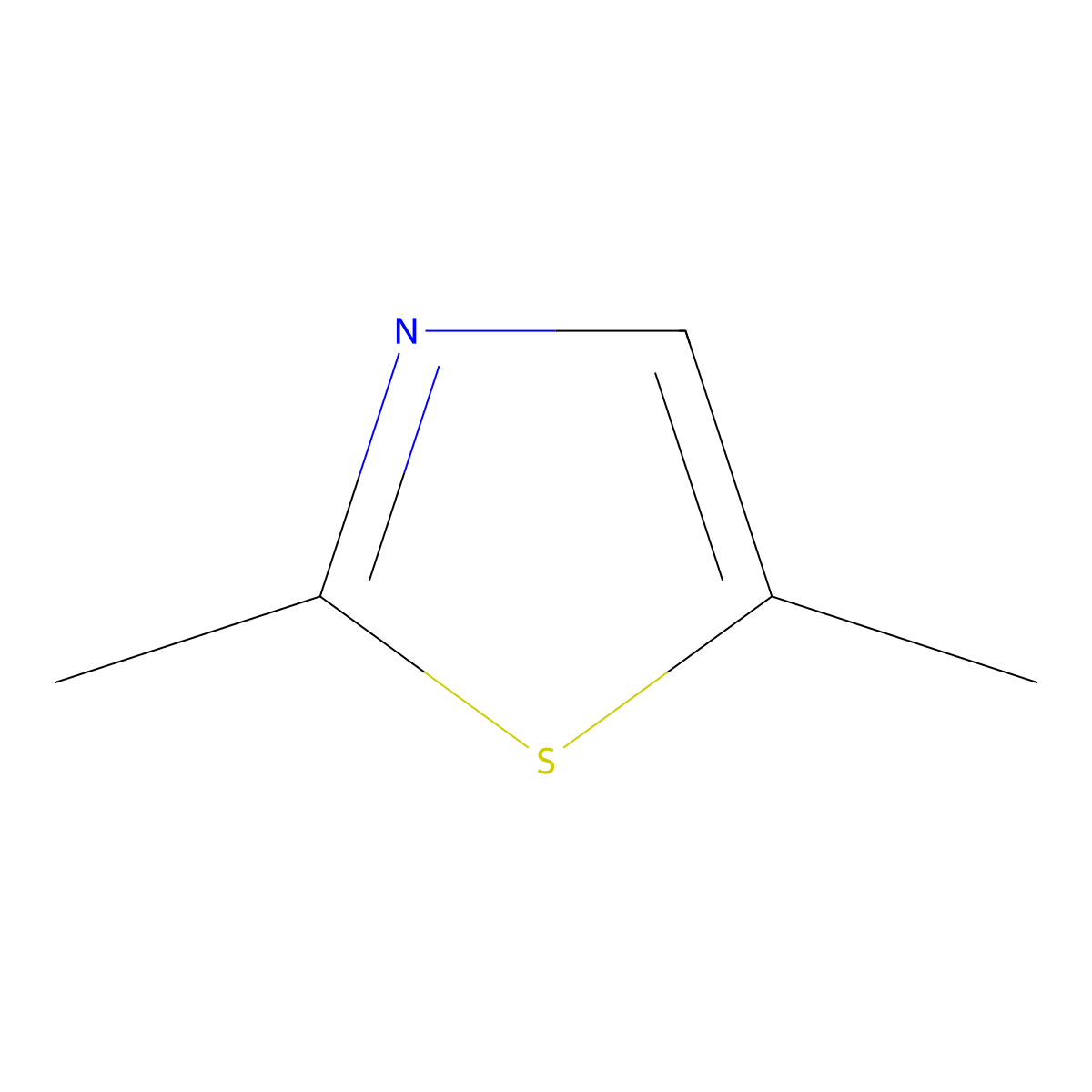 2,5-Dimethylthiazole molecular structure, CAS 4175-66-0