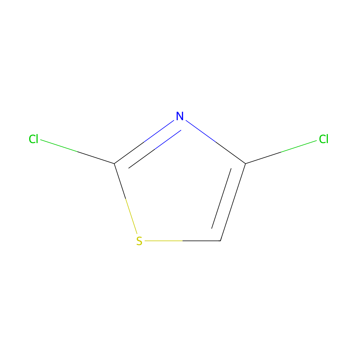 2,4-Dichlorothiazole molecular structure, CAS 4175-76-2