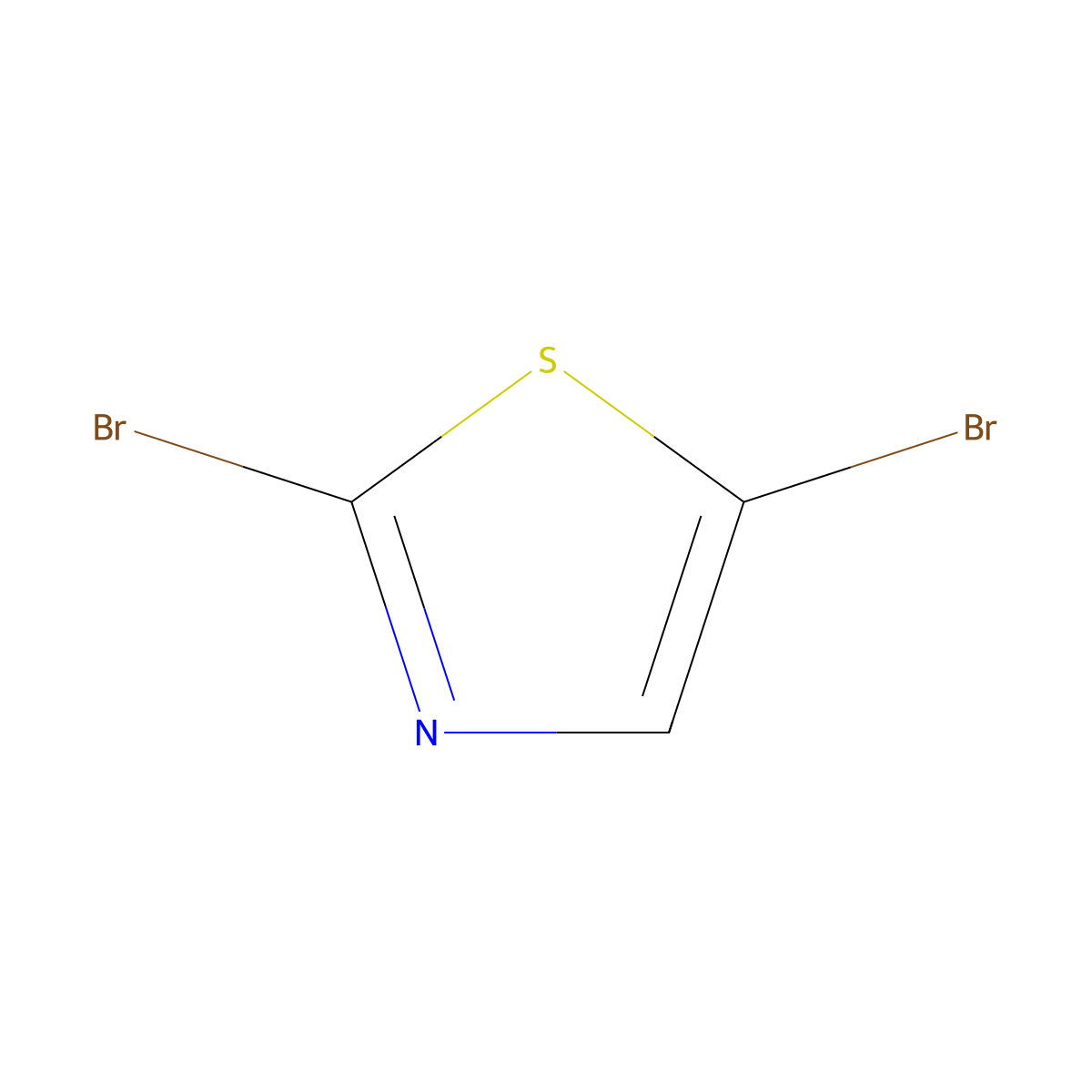 2,5-Dibromothiazole molecular structure, CAS 4175-78-4