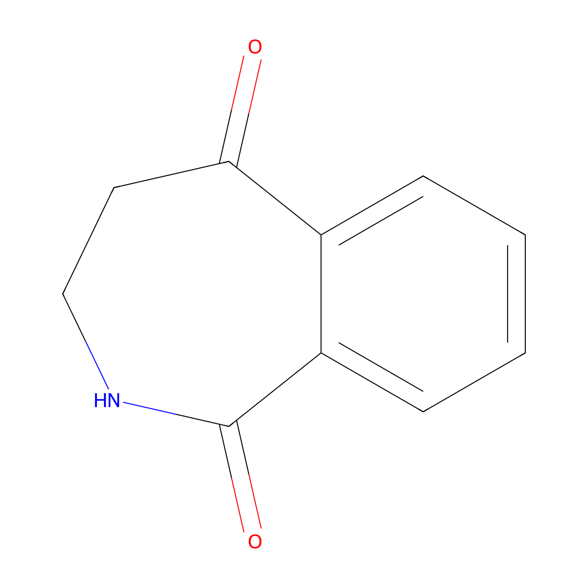 2,3,4,5-tetrahydro-1H-2-benzazepine-1,5-dione molecular structure, CAS 41764-17-4
