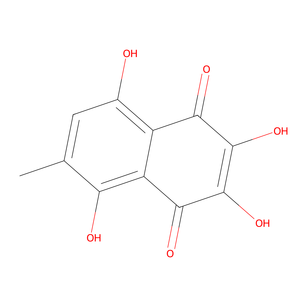 Methylspinazarin molecular structure, CAS 41768-12-1