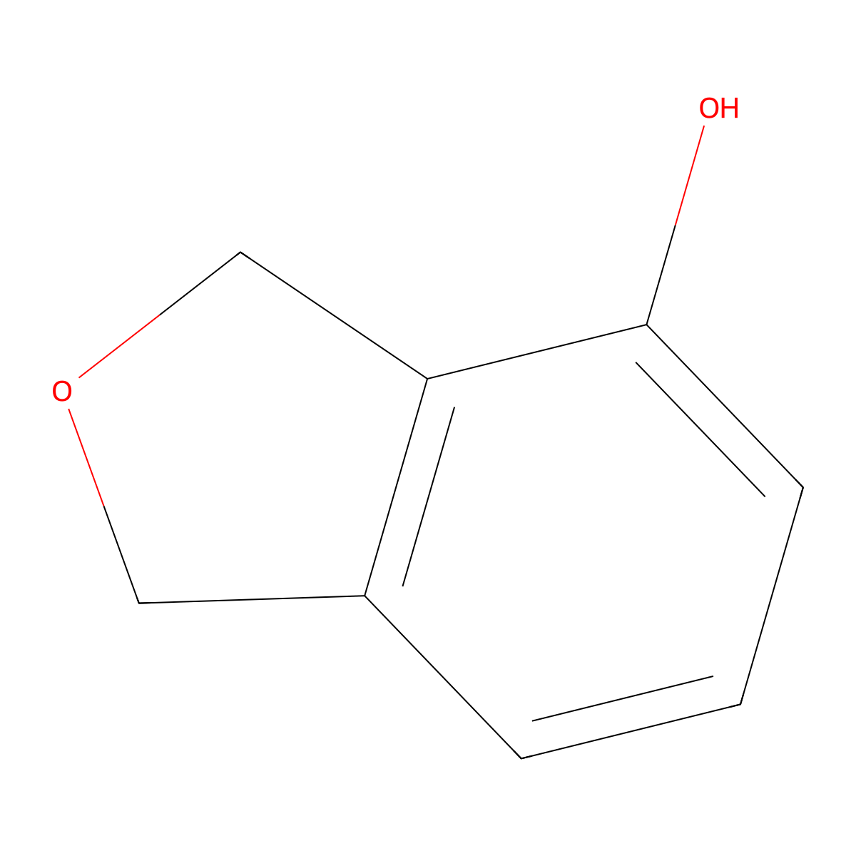 1,3-Dihydroisobenzofuran-4-ol molecular structure, CAS 417704-22-4