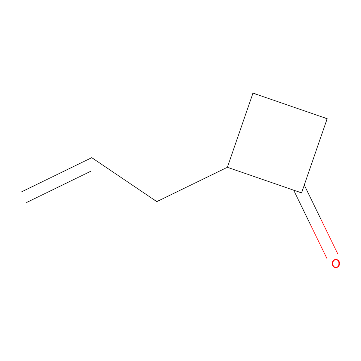 2-Allylcyclobutanone molecular structure, CAS 41780-92-1