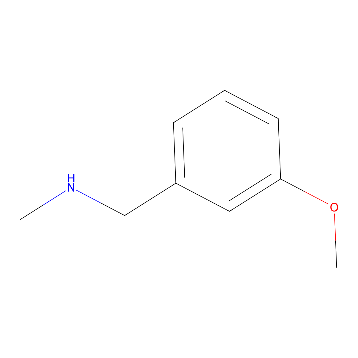 3-Methoxy-N-methylbenzylamine molecular structure, CAS 41789-95-1