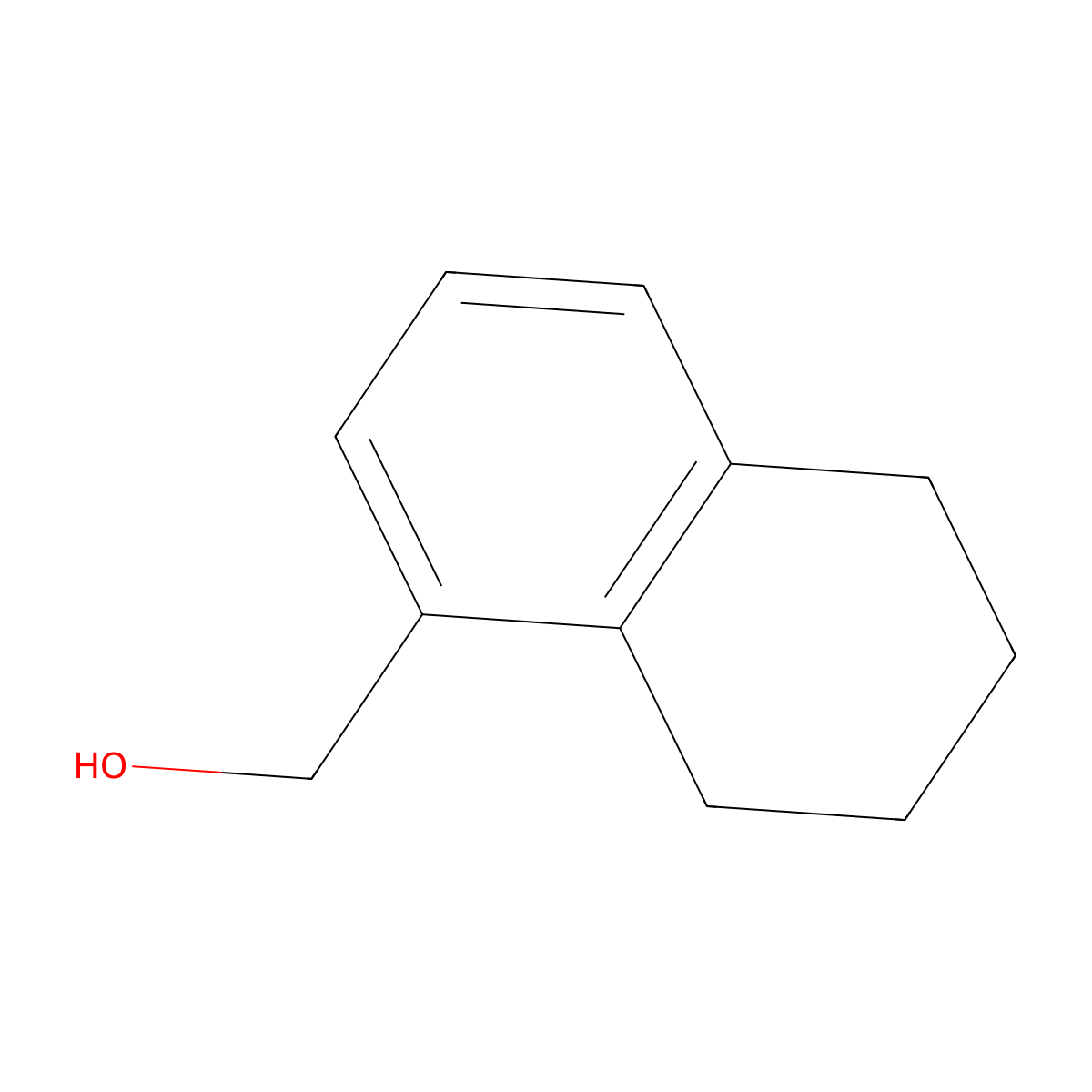 (5,6,7,8-Tetrahydronaphthalen-1-yl)methanol molecular structure, CAS 41790-30-1
