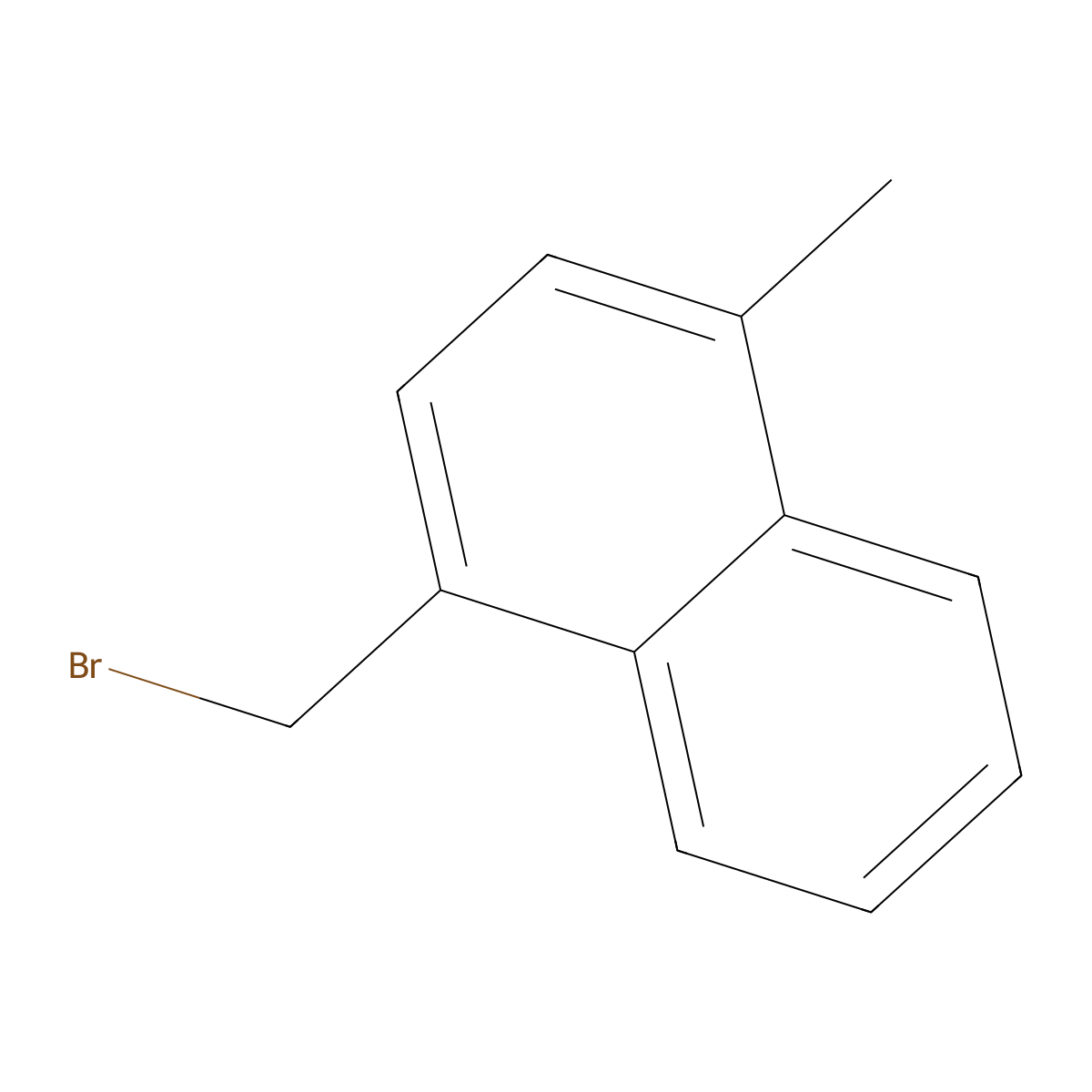 1-(Bromomethyl)-4-methylnaphthalene molecular structure, CAS 41791-10-0