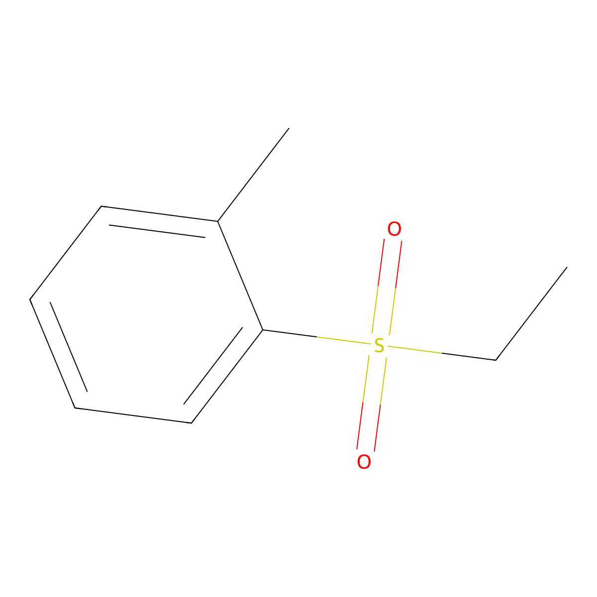 1-(Ethanesulfonyl)-2-methylbenzene molecular structure, CAS 41795-37-3