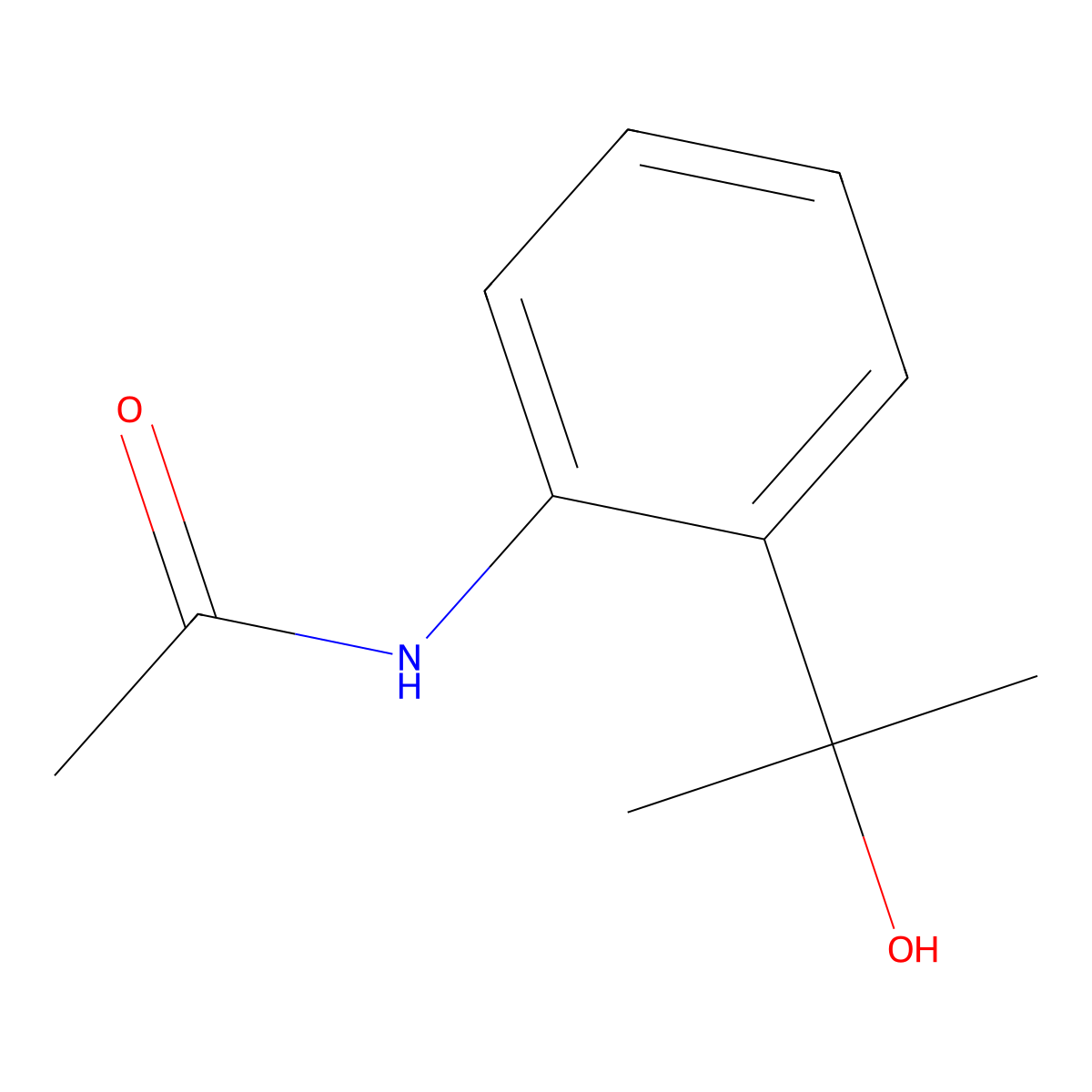 2-(2-Acetylamino-phenyl)-propan-2-ol molecular structure, CAS 41797-86-8