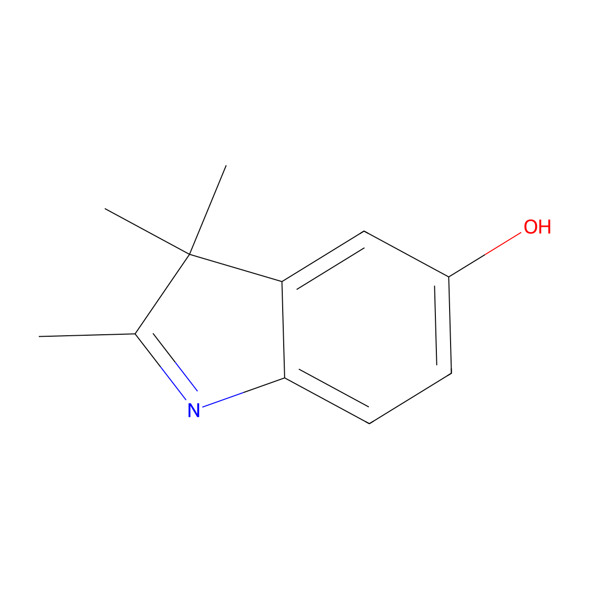 2,3,3-Trimethyl-3H-indol-5-ol molecular structure, CAS 41797-88-0
