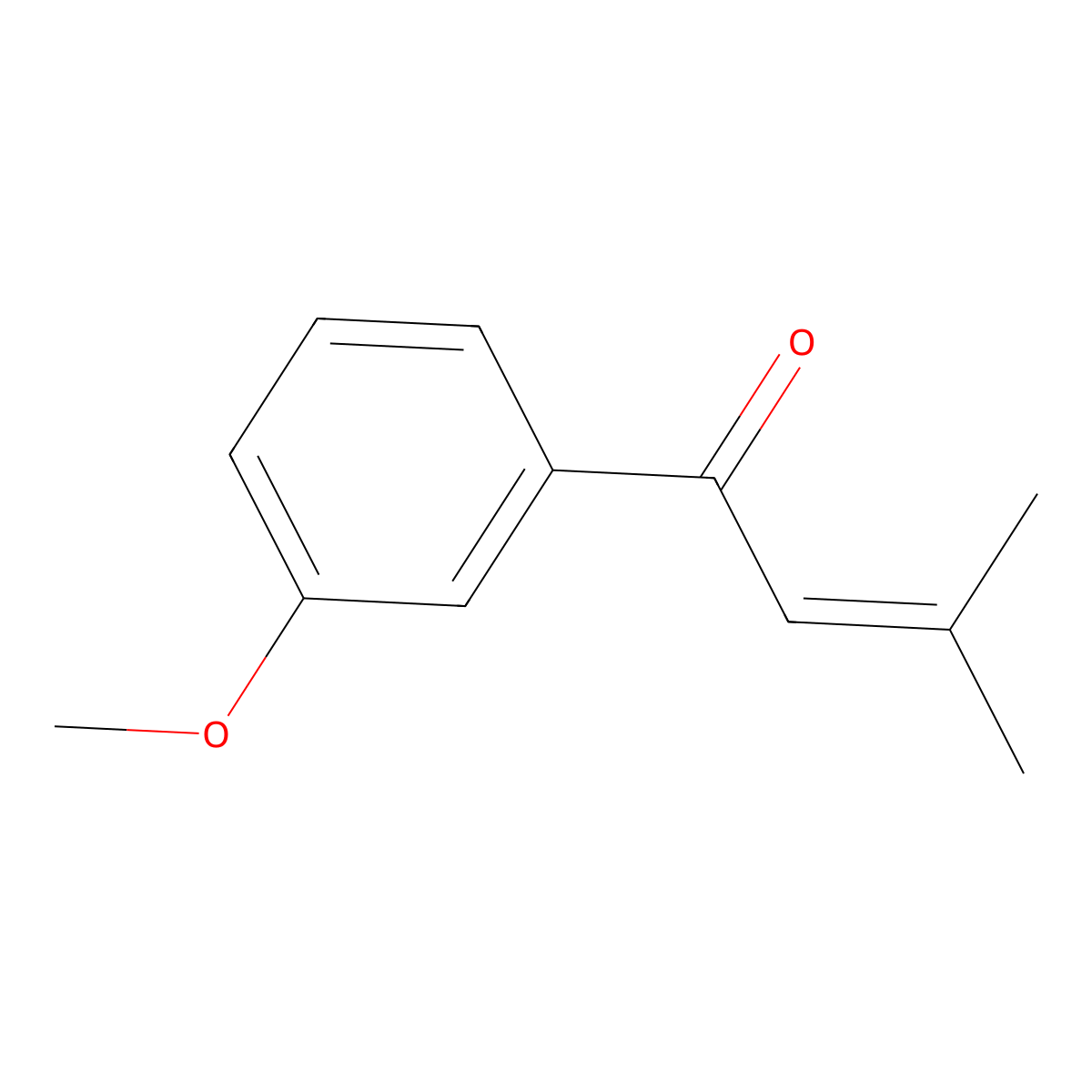 1-(3-Methoxyphenyl)-3-methyl-2-buten-1-one molecular structure, CAS 41801-82-5