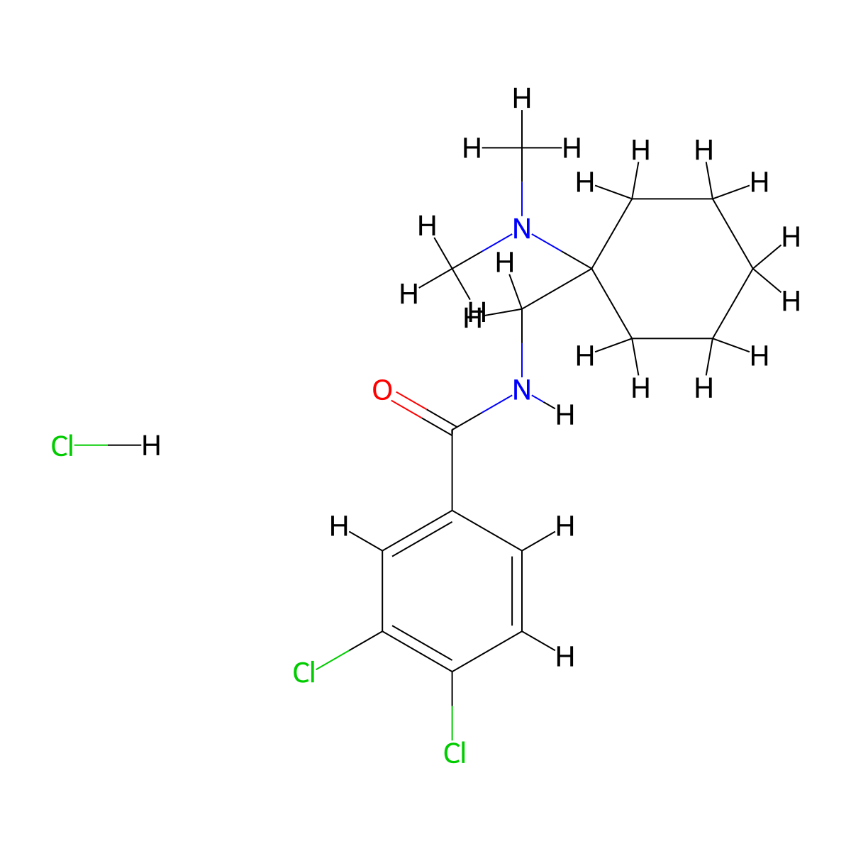 AH 7921 hydrochloride molecular structure, CAS 41804-96-0