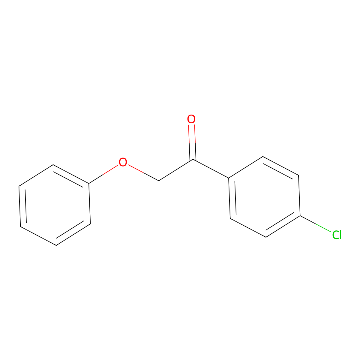 1-(4-Chlorophenyl)-2-phenoxyethanone molecular structure, CAS 41806-25-1