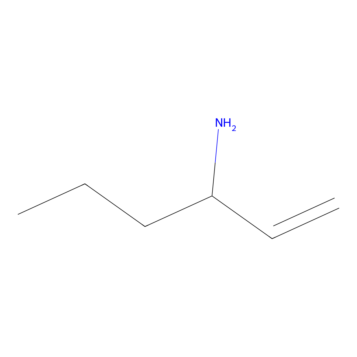 1-Vinyl-butyl-amine molecular structure, CAS 4181-11-7