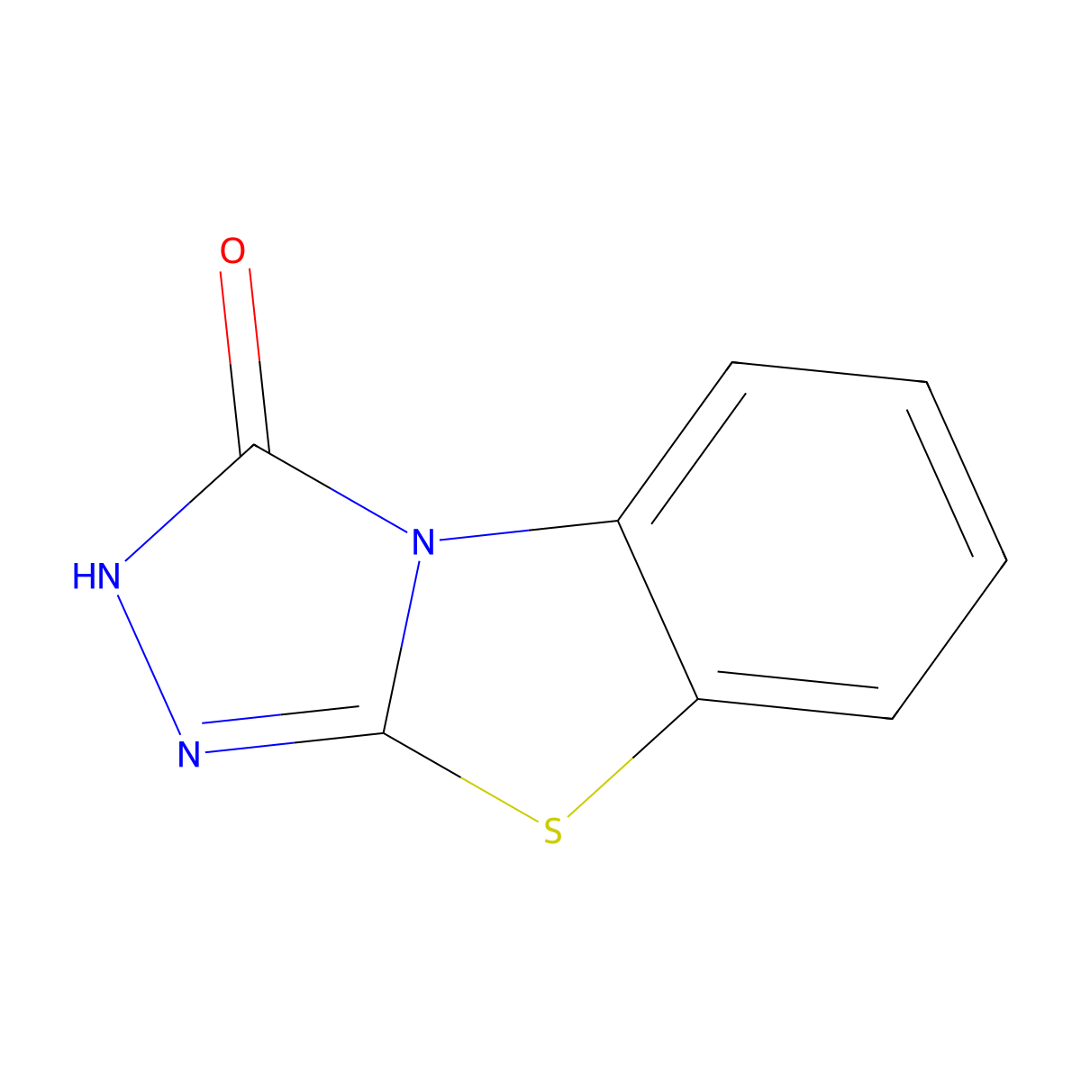 Benzo[4,5]thiazolo[2,3-c][1,2,4]triazol-3(2H)-one molecular structure, CAS 41814-44-2