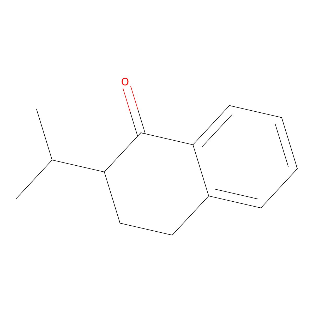 2-Isopropyl-3,4-dihydro-2H-naphthalen-1-one molecular structure, CAS 41816-68-6