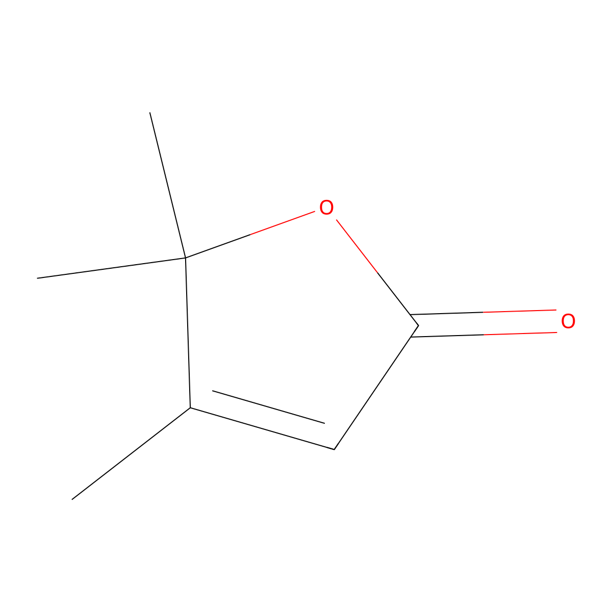 4,5,5-Trimethyl-2,5-dihydrofuran-2-one molecular structure, CAS 4182-41-6