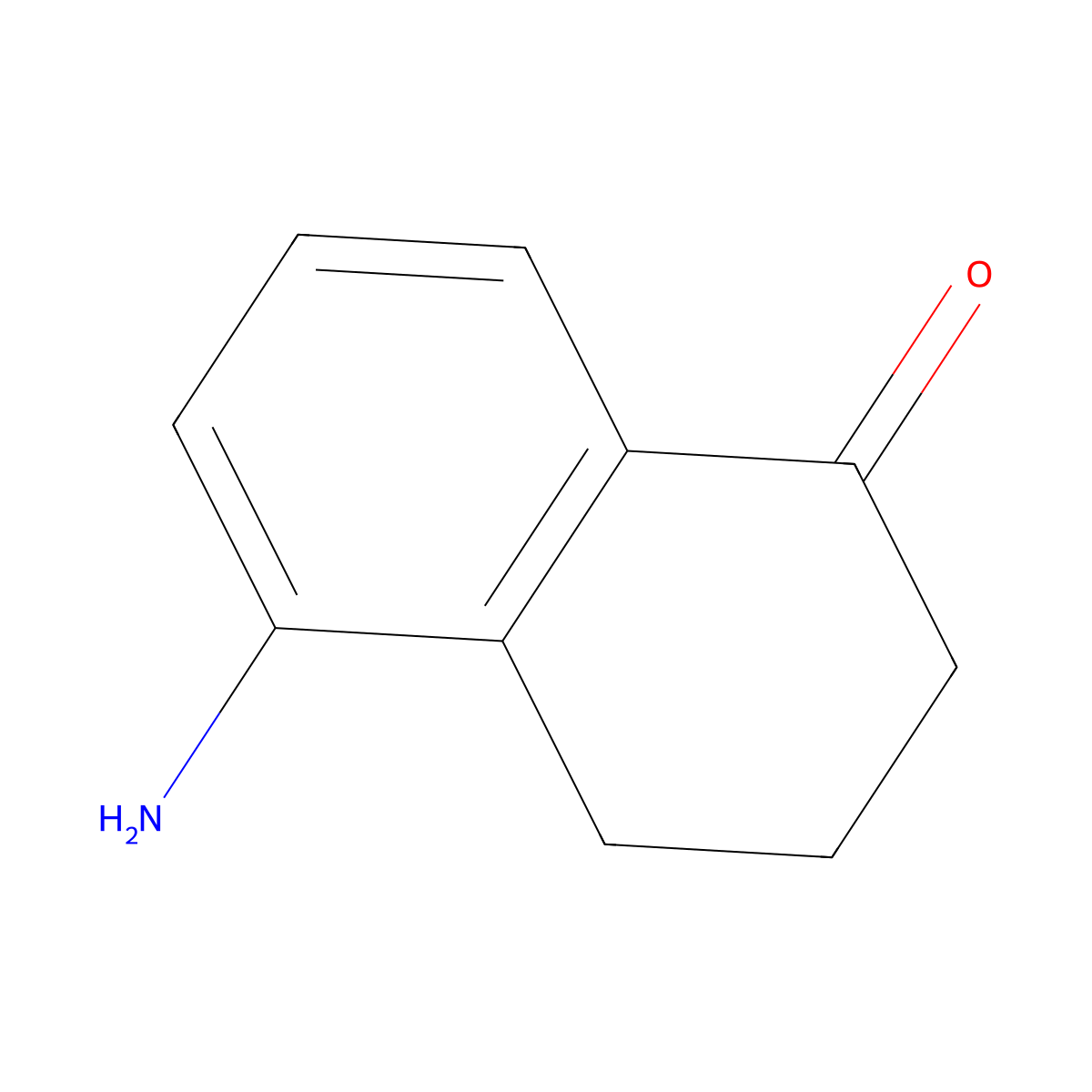 5-Amino-3,4-dihydronaphthalen-1(2H)-one molecular structure, CAS 41823-28-3