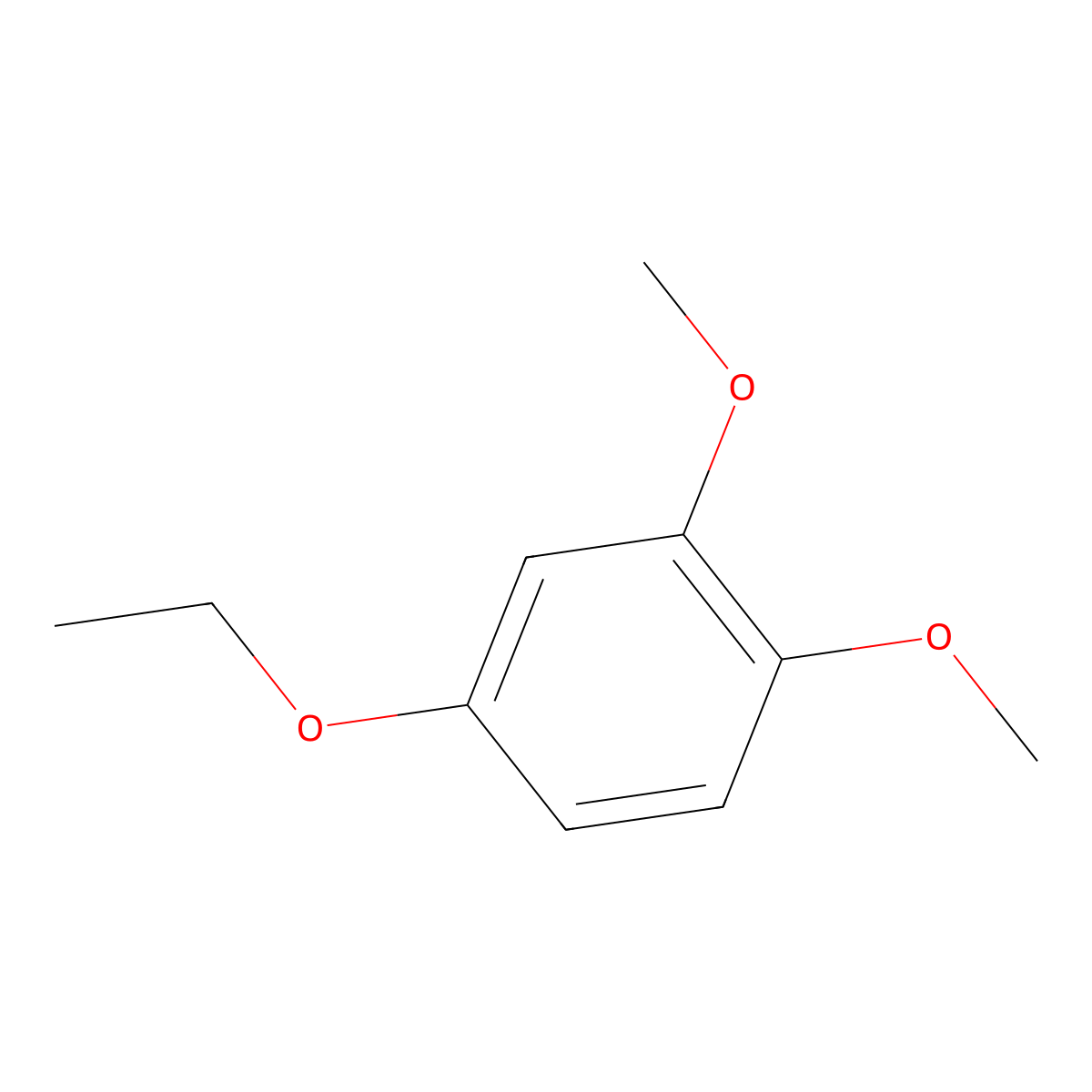 4-Ethoxy-1,2-dimethoxybenzene molecular structure, CAS 41827-16-1