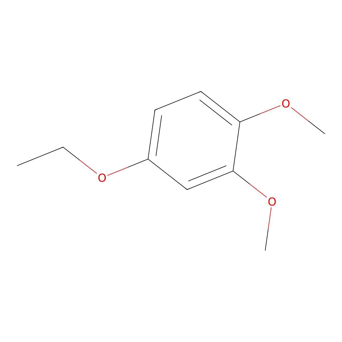 4-Ethoxy-1,2-dimethoxybenzene molecular structure, CAS 41827-16-1