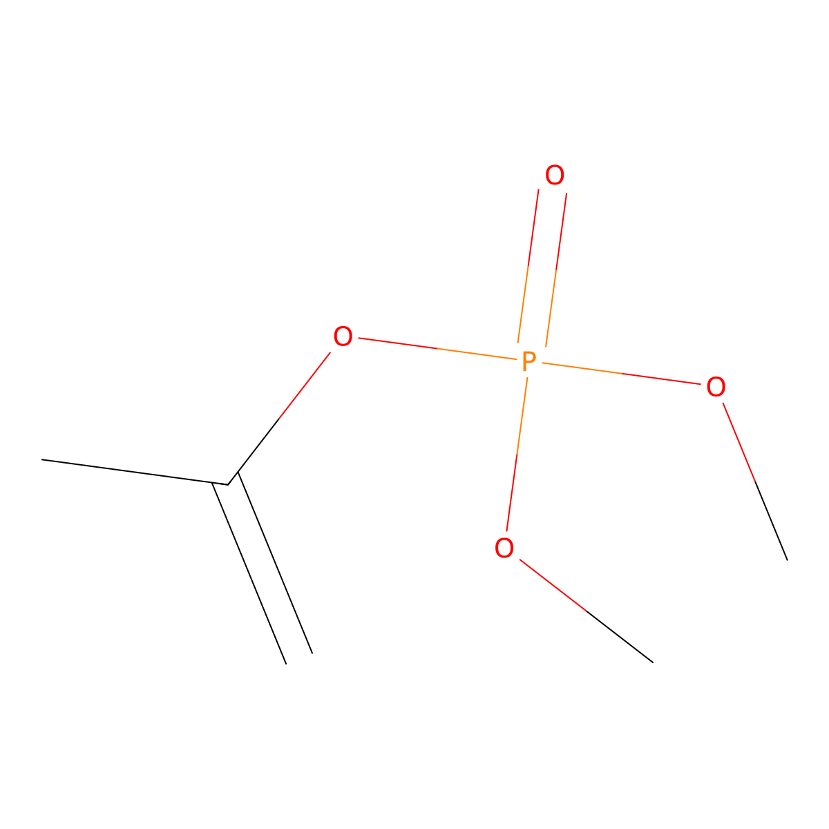 Dimethyl Isopropenyl Phosphate molecular structure, CAS 4185-82-4