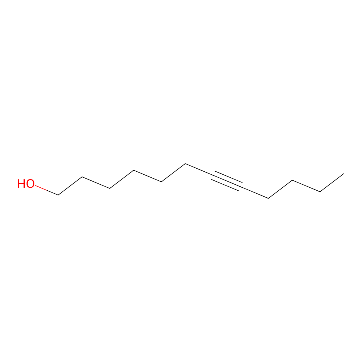 7-Dodecyn-1-ol molecular structure, CAS 41862-94-6