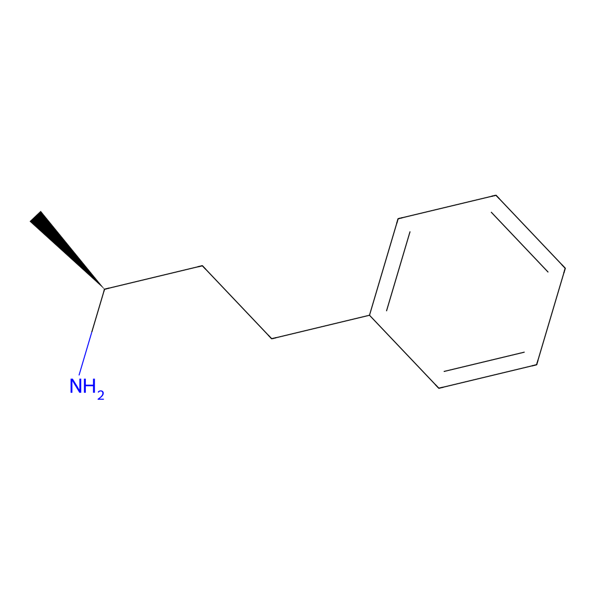 4-Phenylbutan-2-amine, (S)- molecular structure, CAS 4187-57-9
