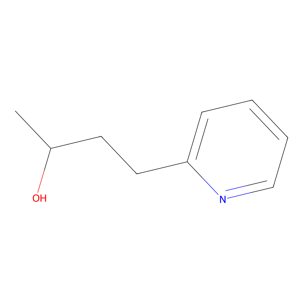 4-(Pyridin-2-yl)butan-2-ol molecular structure, CAS 41874-45-7