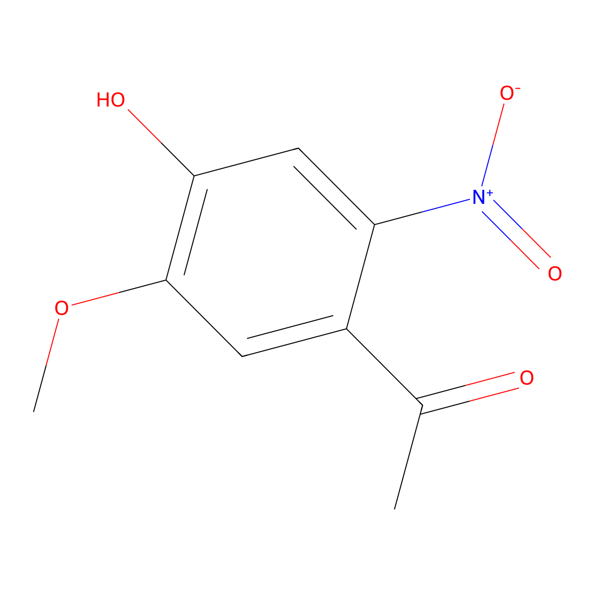 1-(4-Hydroxy-5-methoxy-2-nitrophenyl)ethanone molecular structure, CAS 418759-58-7