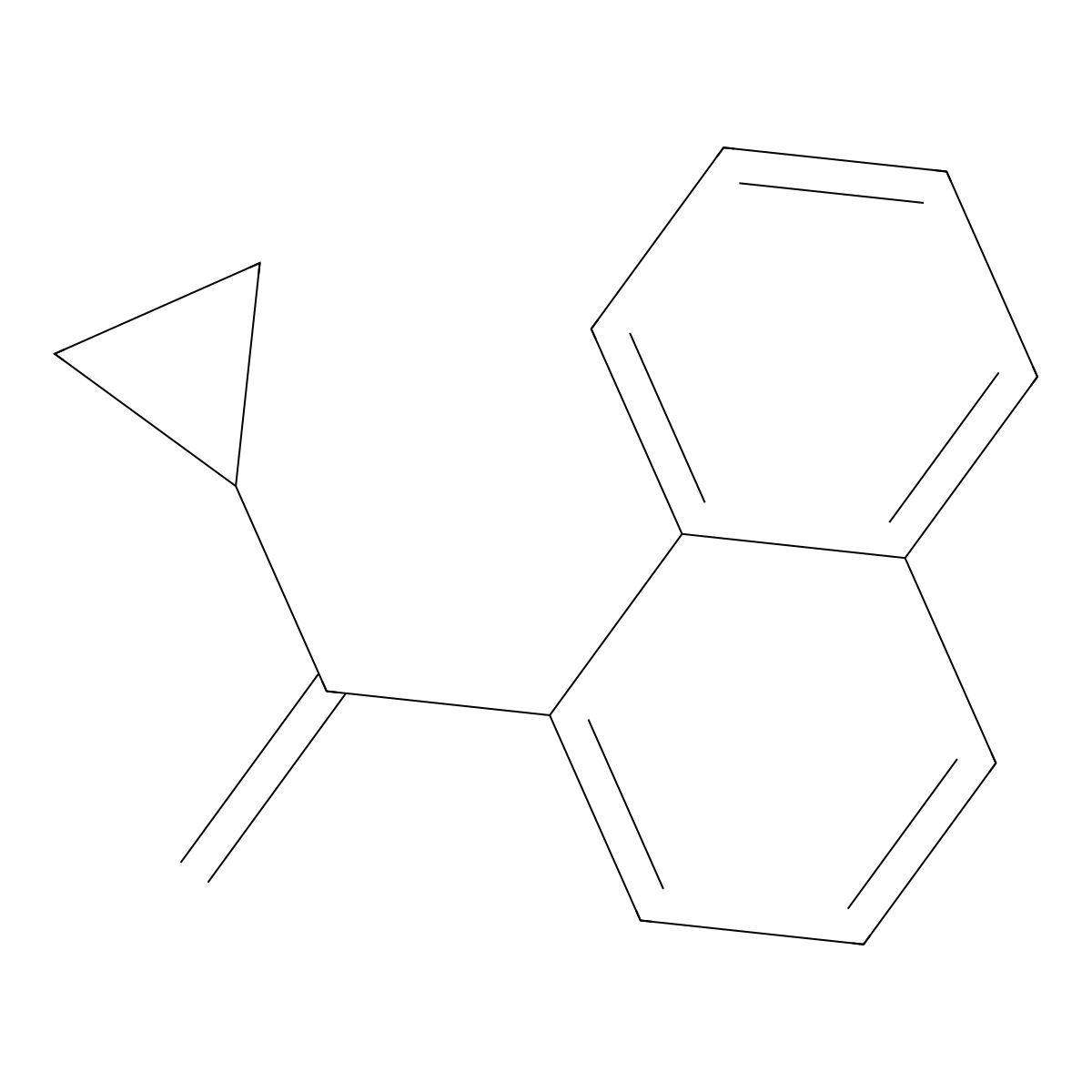1-(1-Cyclopropylethenyl)naphthalene molecular structure, CAS 418763-99-2