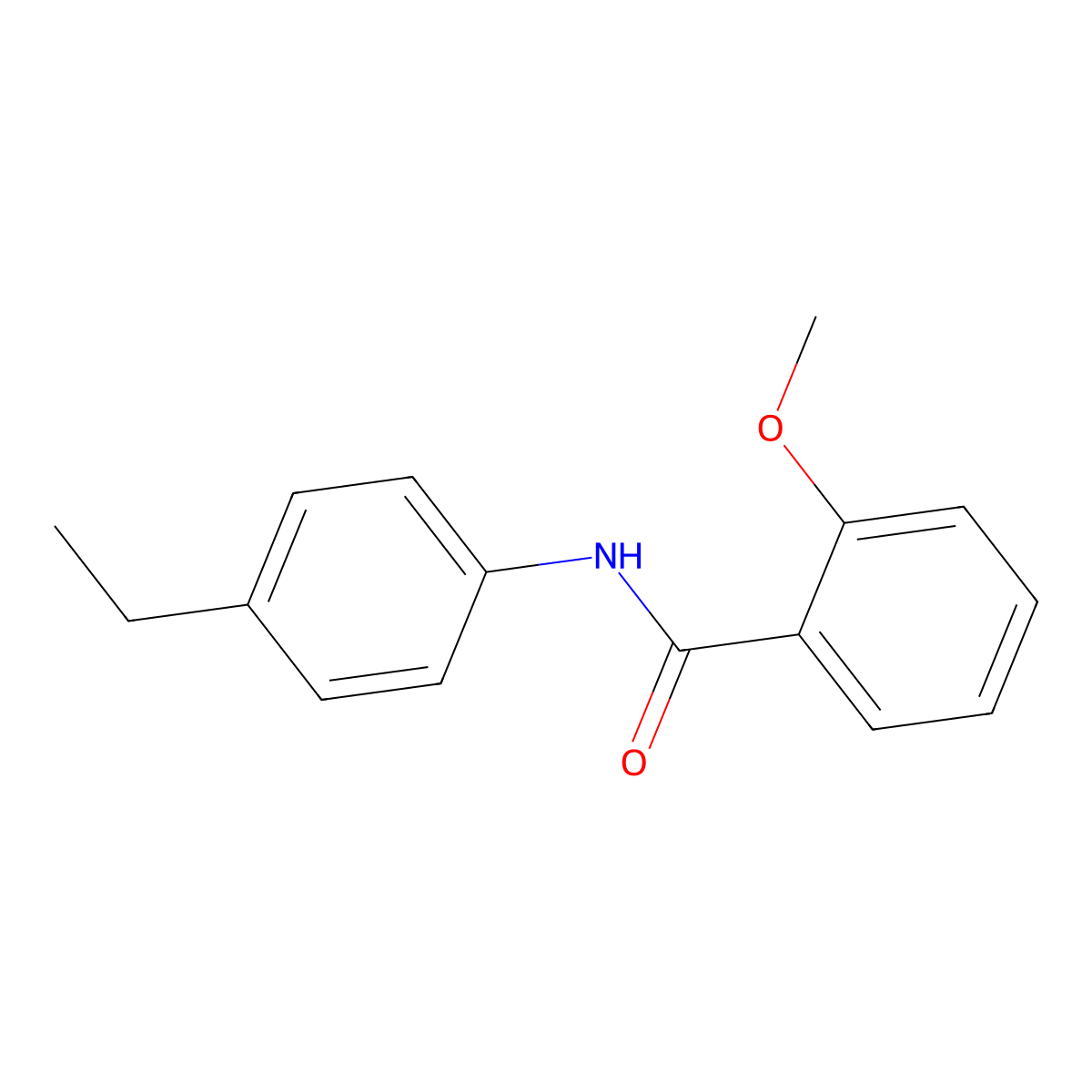 N-(4-ethylphenyl)-2-methoxybenzamide molecular structure, CAS 418777-17-0