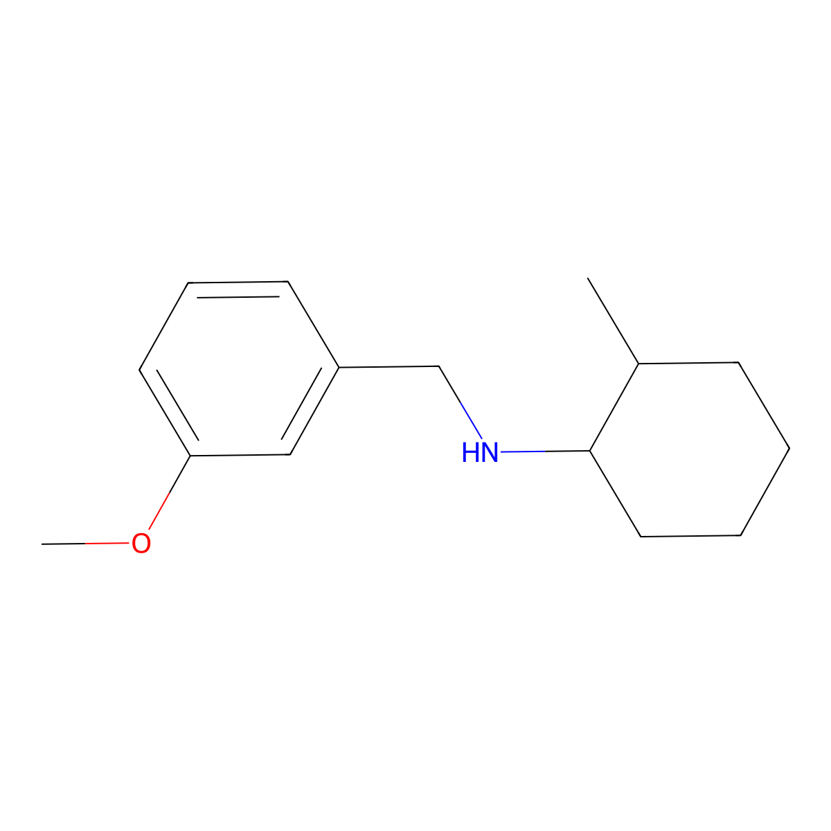 N-[(3-methoxyphenyl)methyl]-2-methylcyclohexan-1-amine molecular structure, CAS 418777-72-7