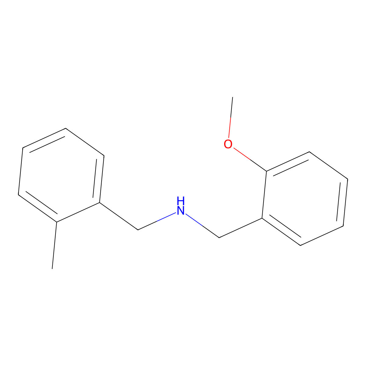 (2-Methoxybenzyl)(2-methylbenzyl)amine molecular structure, CAS 418781-82-5