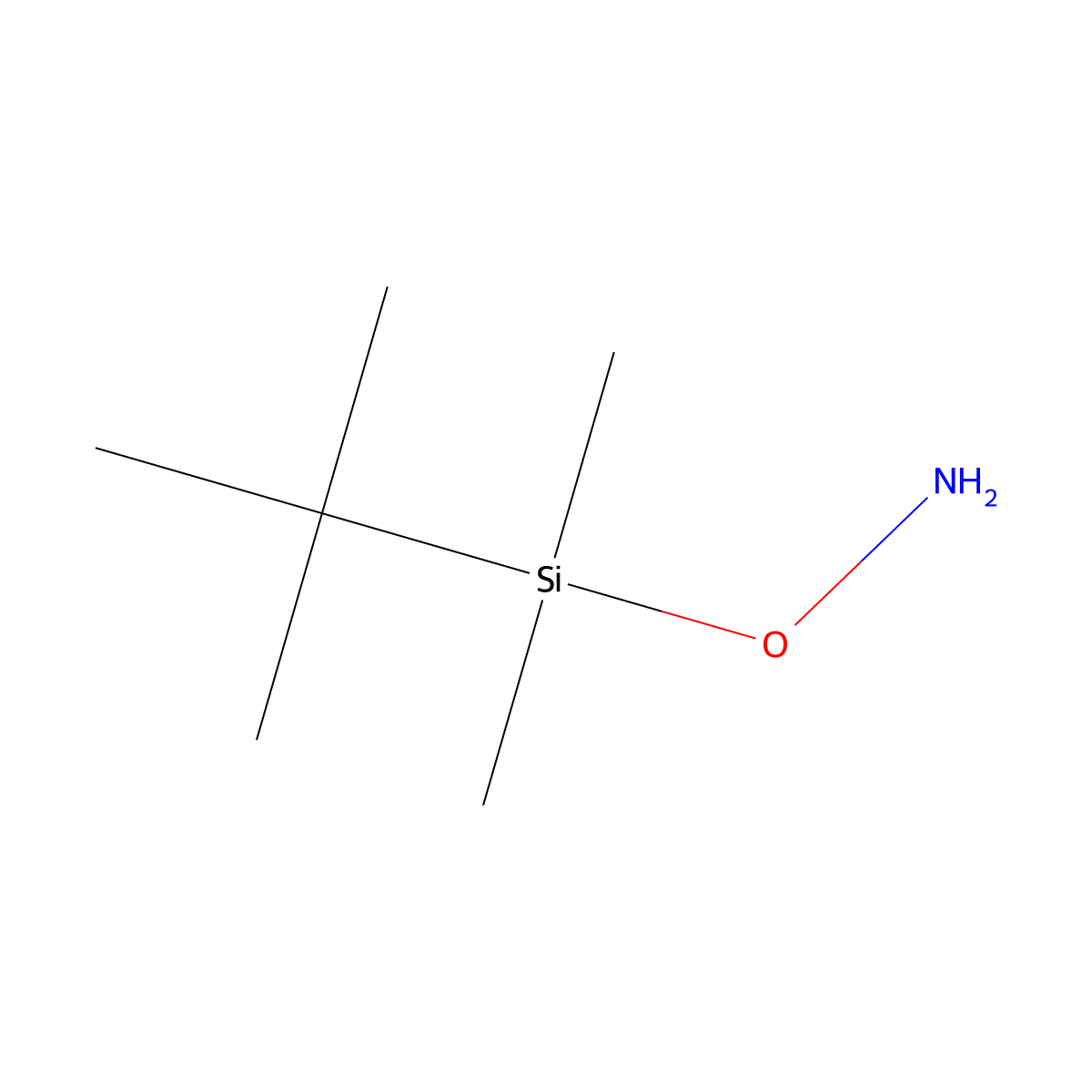 O-(tert-Butyldimethylsilyl)hydroxylamine molecular structure, CAS 41879-39-4