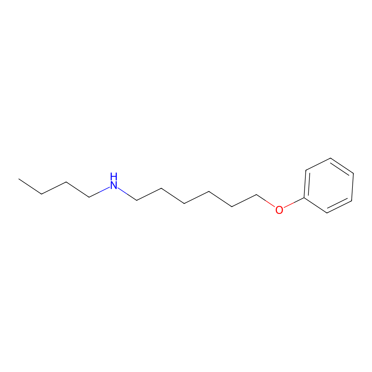 N-butyl-6-phenoxyhexan-1-amine molecular structure, CAS 418790-22-4