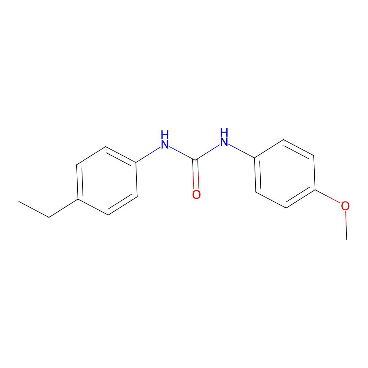 1-(4-Ethylphenyl)-3-(4-methoxyphenyl)urea molecular structure, CAS 418796-60-8