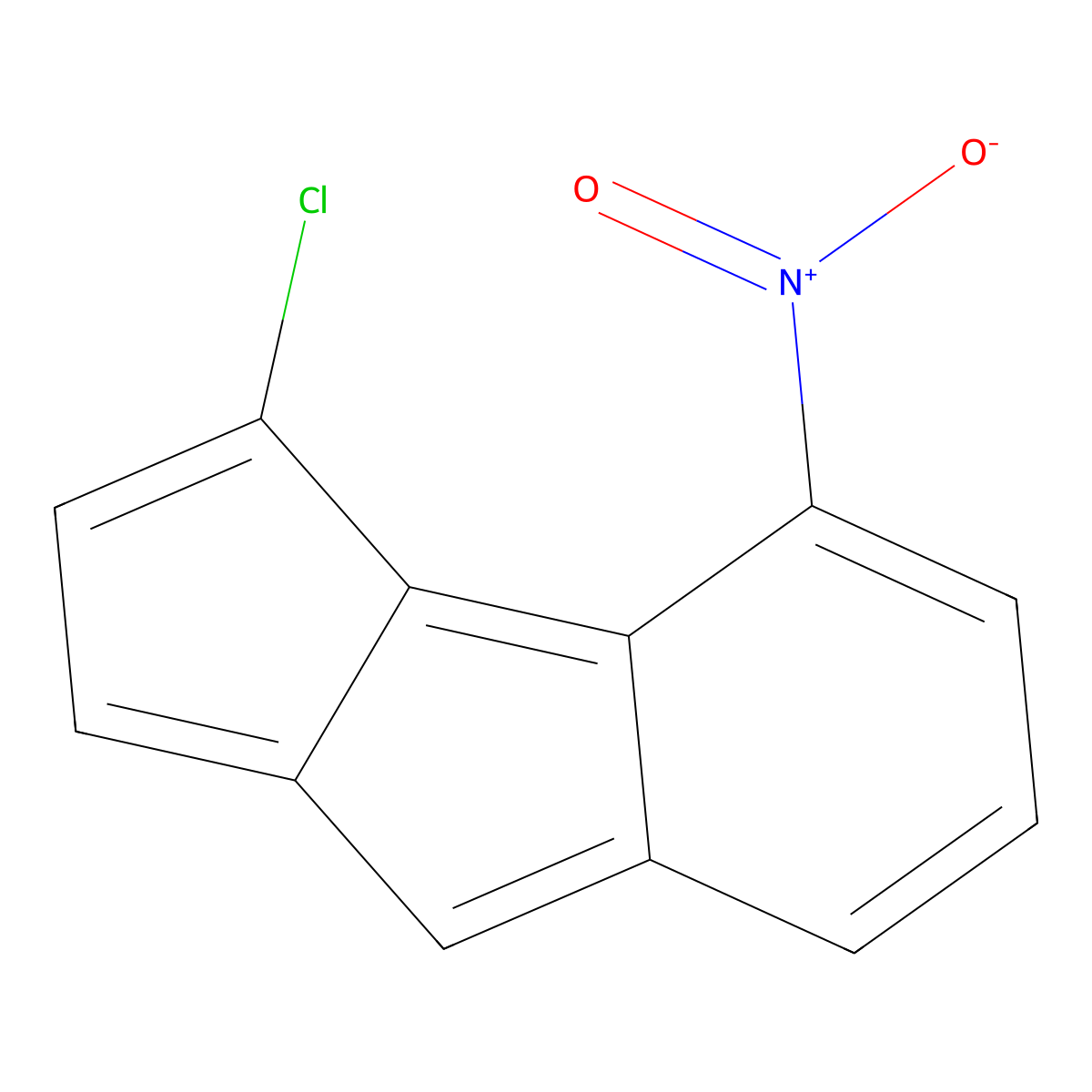 1-Chloro-8-nitrocyclopenta[a]indene molecular structure, CAS 418797-38-3