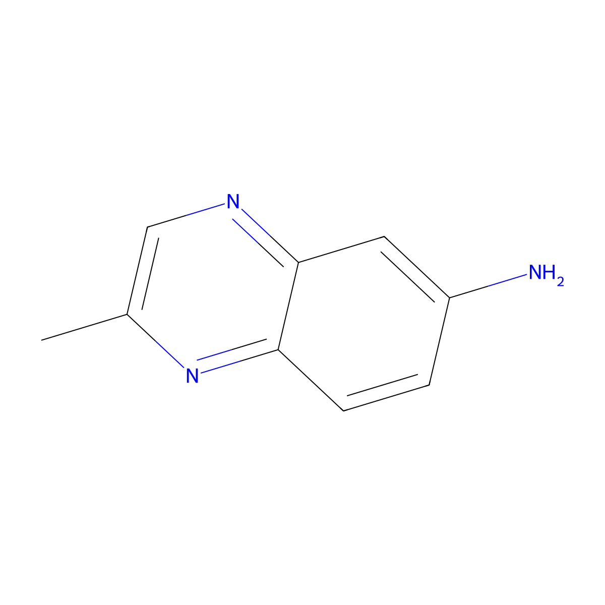 2-Methylquinoxalin-6-amine molecular structure, CAS 4188-17-4