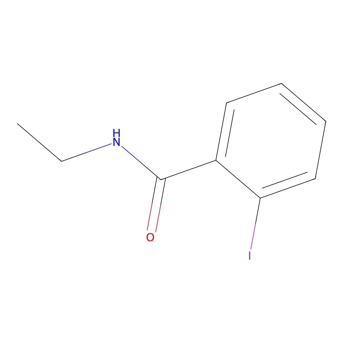 N-Ethyl-2-iodobenzamide molecular structure, CAS 41882-26-2
