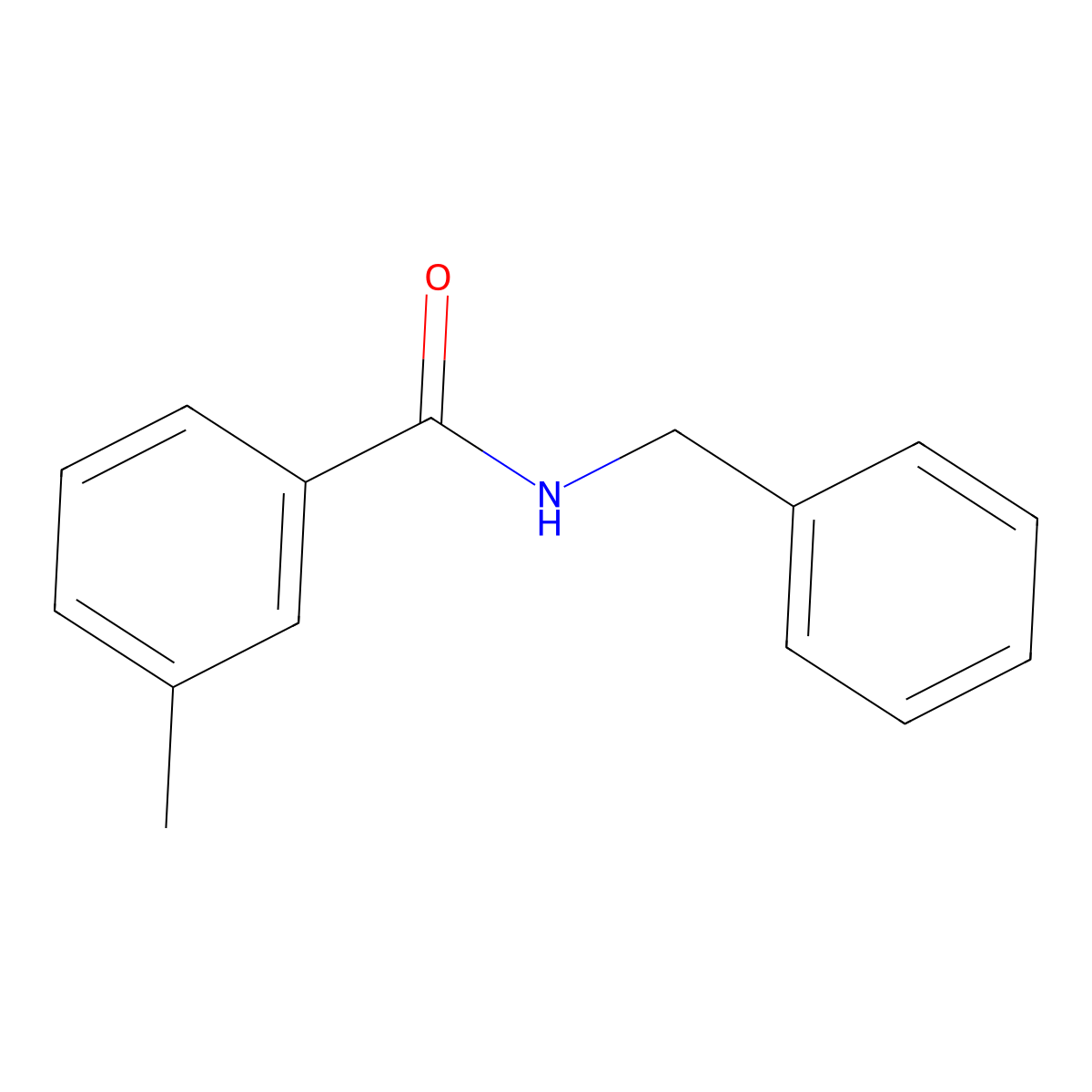 N-benzyl-3-methylbenzamide molecular structure, CAS 41882-53-5