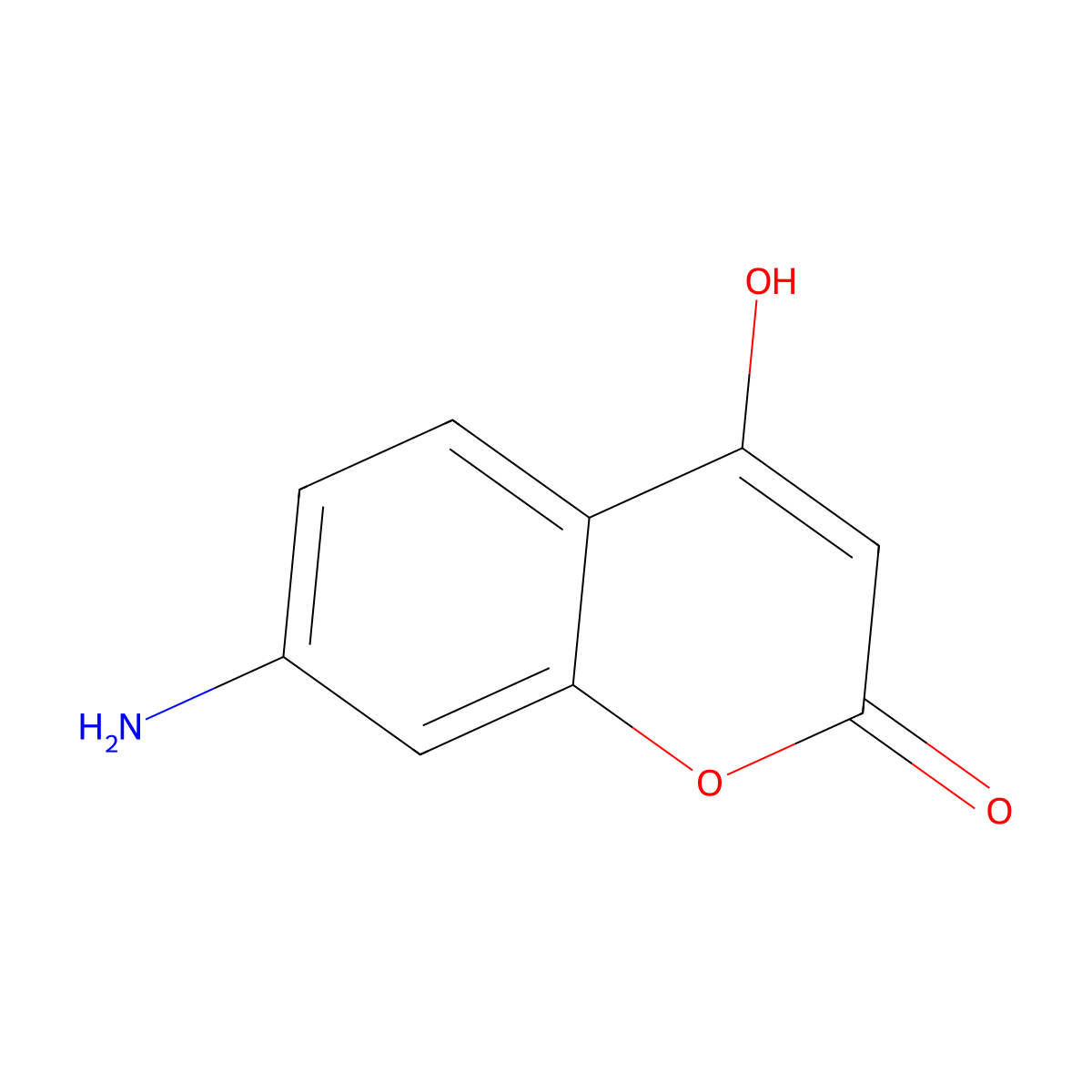 7-Amino-4-hydroxy-2h-chromen-2-one molecular structure, CAS 41896-03-1