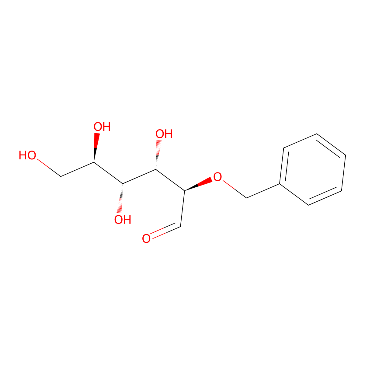 2-O-Benzyl-D-glucose molecular structure, CAS 41897-85-2