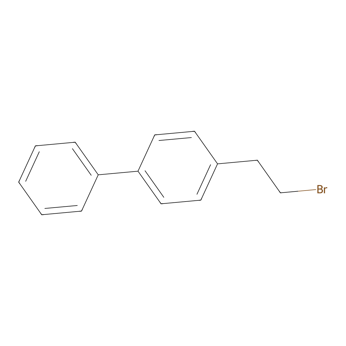 4-(2-Bromoethyl)-1,1'-biphenyl molecular structure, CAS 41900-13-4