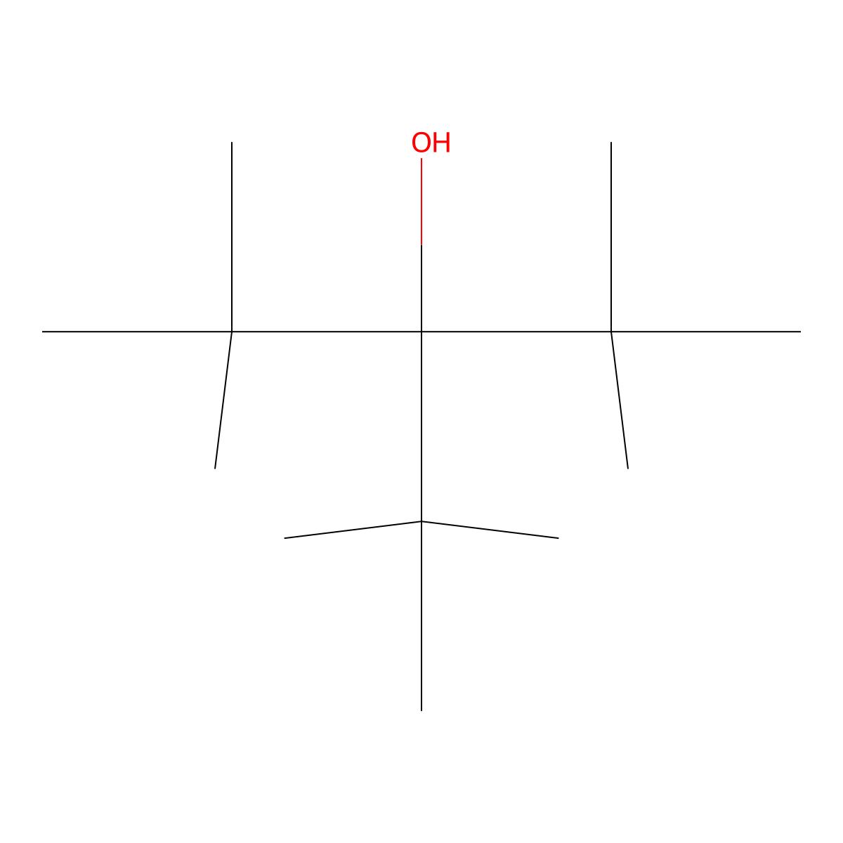 3-(1,1-Dimethylethyl)-2,2,4,4-tetramethyl-3-pentanol molecular structure, CAS 41902-42-5
