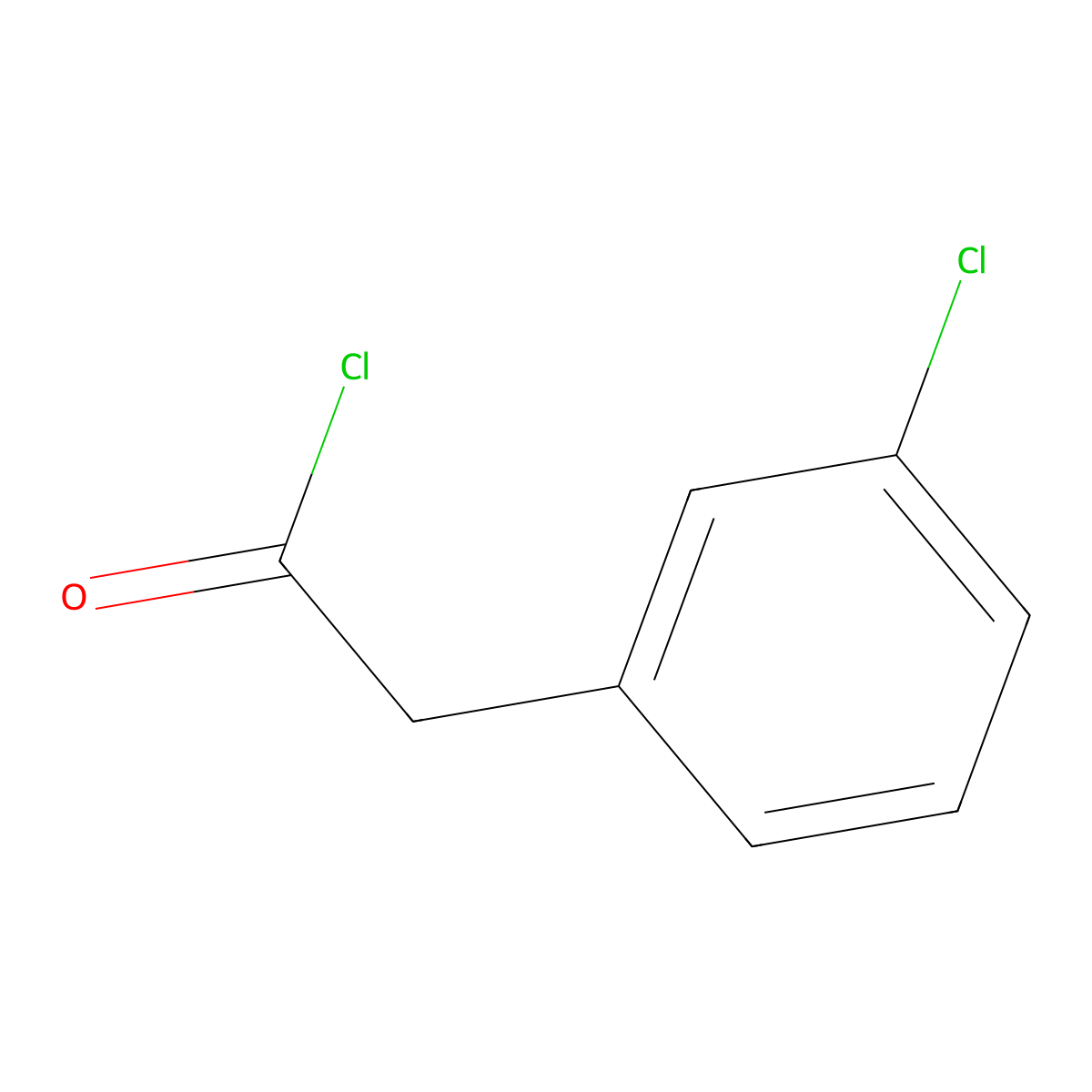 2-(3-chlorophenyl)acetyl Chloride molecular structure, CAS 41904-39-6
