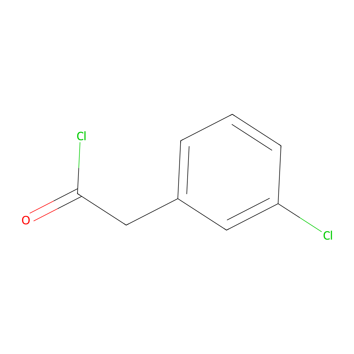 2-(3-chlorophenyl)acetyl Chloride molecular structure, CAS 41904-39-6