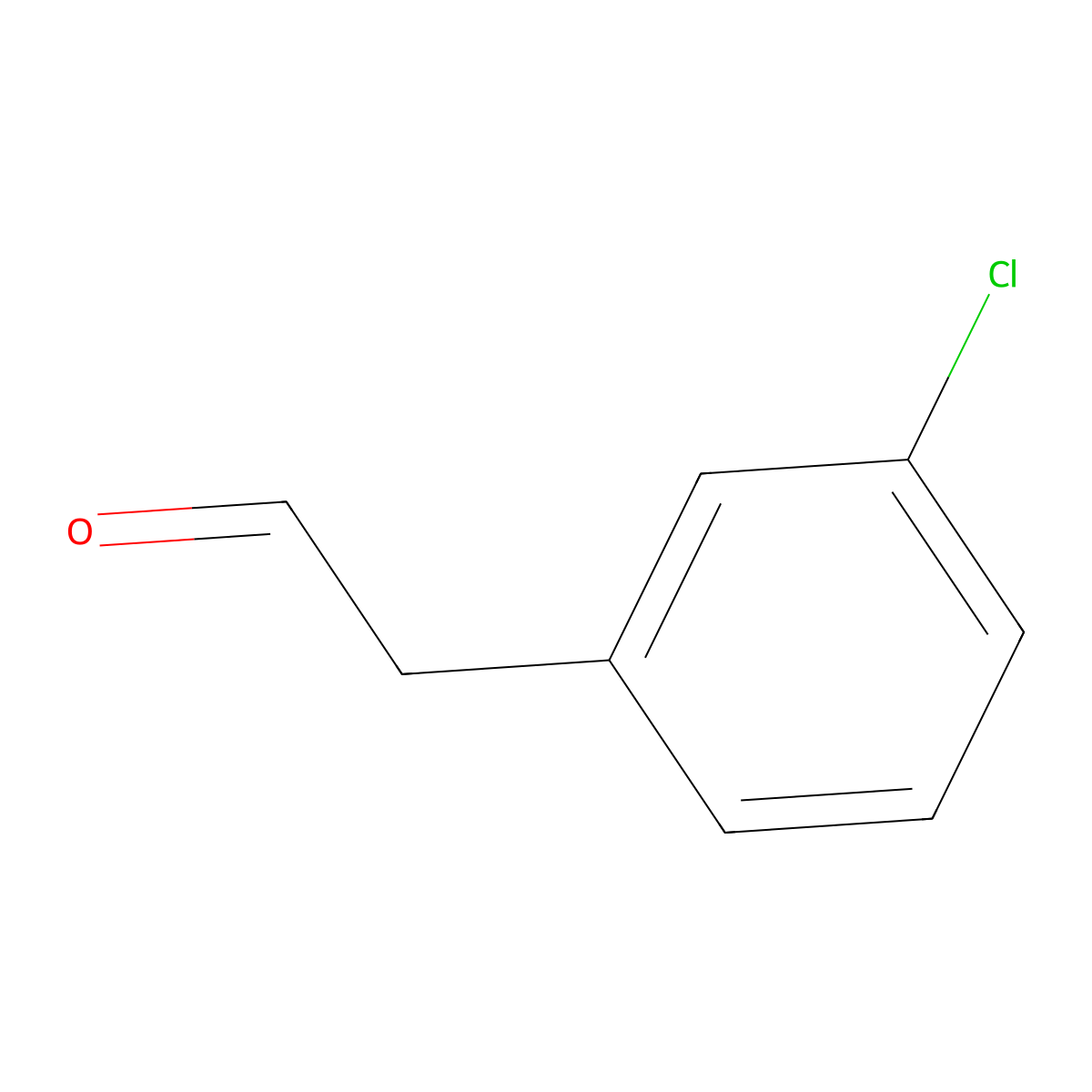 2-(3-Chlorophenyl)acetaldehyde molecular structure, CAS 41904-40-9