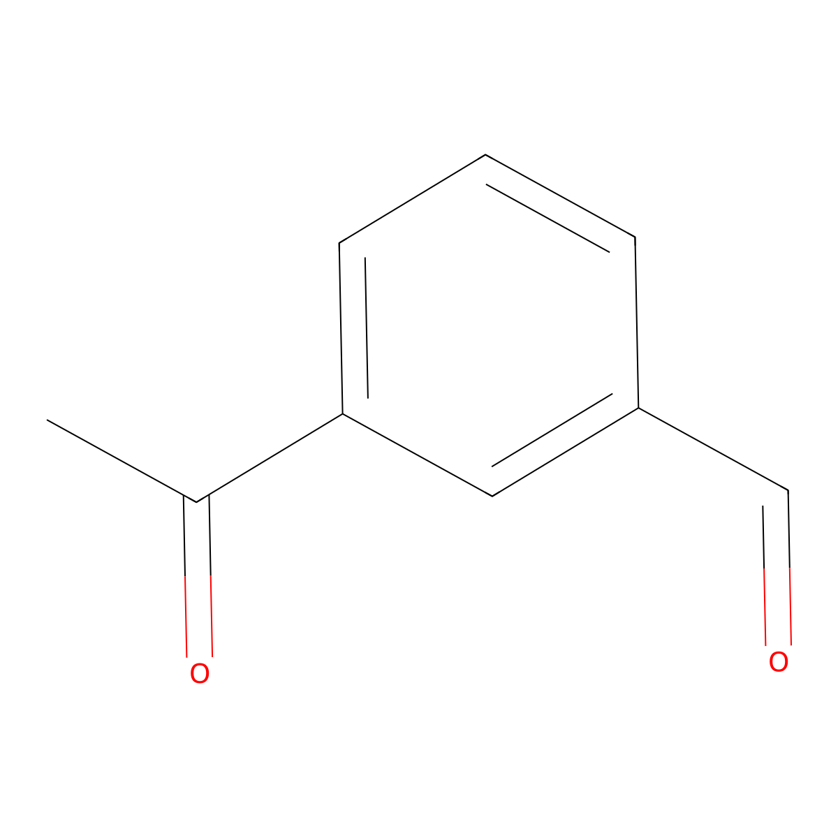 3-Acetylbenzaldehyde molecular structure, CAS 41908-11-6